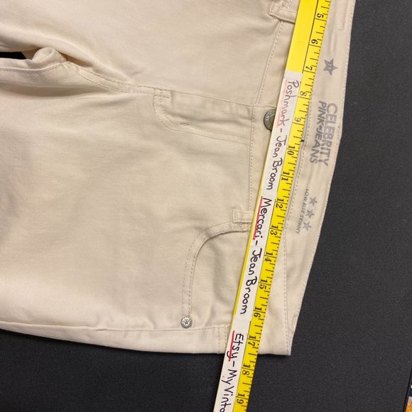 CELEBRITY PINK JEANS Womens 11 Low Rise Skinny Stretchy Five Pocket Pinkish Tint - Picture 3 of 12